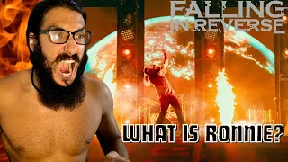 WHO PUSHED RONNIE?! Falling In Reverse - Watch The World Burn BREAKDOWN PERFORMANCE reaction