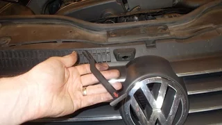 Volkswagen Passat Bonnet Release Lever Latch Removal