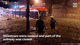 Daring elevator rescue and heavy rain: Toronto cleans up from flash floods
