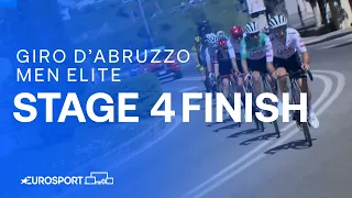 INCREDIBLE RACING 😱 | Giro d'Abruzzo 2024 Stage 4 Race Finish | Eurosport Cycling