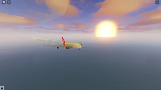 PTFS A380 Butter Landing With CrossWind