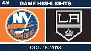 NHL Highlights | Islanders vs. Kings - Oct. 18, 2018