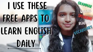 Best Apps for Learning English For Free 🤩 | I Use these Apps for Improving English 💌