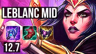 LEBLANC vs MALZAHAR (MID) | Rank 2 LeBlanc, Rank 6, 4/1/10 | JP Challenger | 12.7