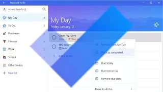 Microsoft To Do | Use the "My Day" Function