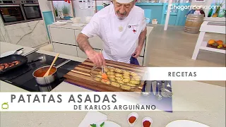 Las mejores PATATAS ASADAS de KARLOS ARGUIÑANO 🥔 La guarnición perfecta para cualquier receta 👨🏻‍🍳