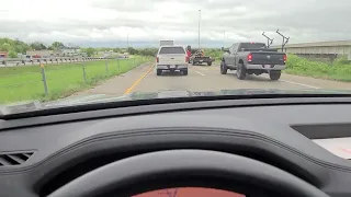 Demonstration of VW's Stop and Go with Adaptive Cruise Control