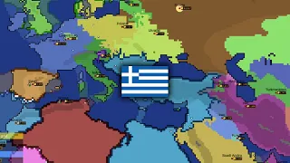 Ages Of Conflict World War Simulator - Trying to conquer the world with Greece (Modern Day)