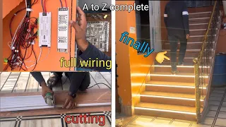 ▶️ stair lighting fitting and full electric house wiring sikho 100,000₹ par month Income 2024 latest