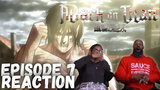 Anime Virgins watch Attack on Titan 1x7 | "Small Blade: The Struggle for Trost, Part 3" Reaction