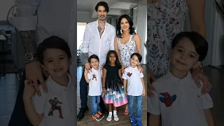 Sunny Leone with her family and Husband Daniel weber😘  || #sunny #Sunnyleone #daniel #family #shorts