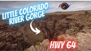 Little Colorado River Gorge - Highway 64 - Navajo Tribal Park