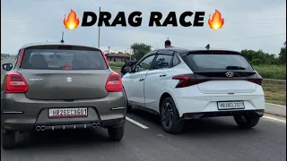 DRAG RACE: SWIFT VS I20~ अब देखो ये तो होना ही था