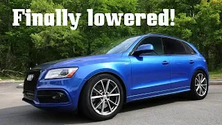 Finally Lowering my Audi SQ5!