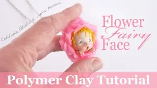 Flower Fairy Face Polymer Clay Tutorial
