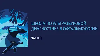 ШКОЛА ПО УЛЬТРАЗВУКОВОЙ ДИАГНОСТИКЕ В ОФТАЛЬМОЛОГИИ, ЧАСТЬ 1