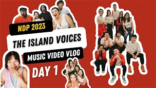 NDP2023 Theme Song “Shine Your Light” Music Video with The Island Voices (BTS Vlog Day 1)