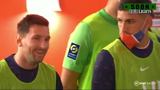 Messi first debut for PSG vs Reims highlights goals 2021