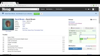 How to  Discogs Fields and Folders tutorial part 3 Vinyl community