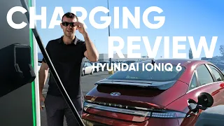 Hyundai Ioniq 6 Charging review 2023 | Road trip from DC to NY using Electrify America | Lectrium