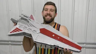 Making my OWN Clone Wars Venator Star Destroyer - Smoothing and Painting