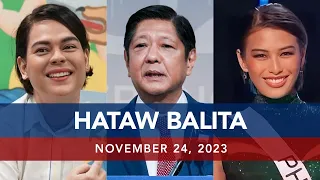 UNTV: HATAW BALITA  |  November 24, 2023