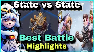 State vs State Best battle highlights - Whiteout Survival | State 115 vs 110 | SvS | Sunfire Castle