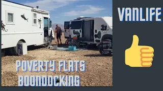 Boondocking (FREE CAMPING)Poverty Flats,  Overton, NV. North of Lake Mead. Fulltime Vanlife #nomads