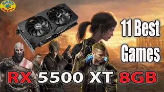 ASUS  RX 5500 XT EVO🤔TEST IN 11 BEST GAMES | 1080p | | 2023 |