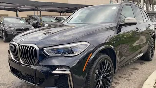 2021 BMW X5 M50i Carbon Black With Black Interior
