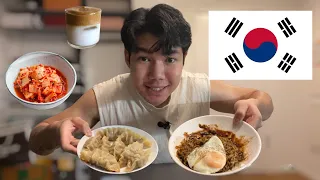 Cooking And Eating KOREAN Food For 24 Hours As A Non-Korean