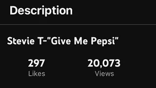 Give Me Pepsi (Stevie T) but the audio is layered 20 times (20K views special)