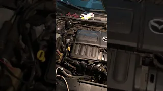 Работа двигателя (Mazda 3 bk 1.6)  После замены коллектора и свечей