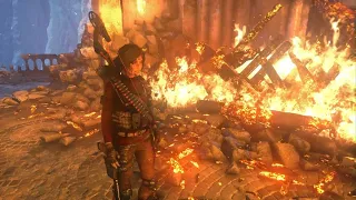 Rise of the Tomb Raider - Last Boss Konstantin Ending Credits Both Post Credits Scenes