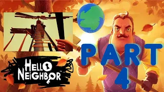 Hello neighbor ACT 3 PART 4  How to GET the FROZEN GLOBE How to unlock the WINDMILL