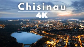 Chisinau Moldova 🇲🇩 in 4k ULTRA HD HDR - Flying over Chisinau (60 FPS)