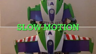 Different Buzz Lightyear jetpacks in SLOW MOTION!