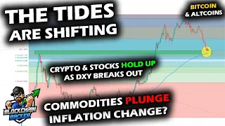 MARKETS ARE CHANGING as Bitcoin Price Chart and Altcoin Market Hold Up, DXY SURGE, Commodities Fall