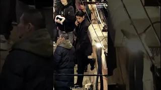 news38-3  Dylan Wang looking worried and pacing around during filming break for XinXin