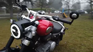 Asti Benda Moto Rieju 2022 Benda BD-300 prova su strada test accelerazione fox Chinchilla sporty