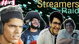 TOP 5 Streamers Raid On Live Channels And Their Reaction | Carryislive, Mythpat, RawKnee,Dynamo 2020