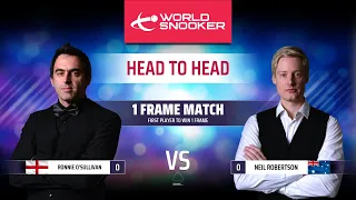 Ronnie O'Sullivan v Neil Robertson