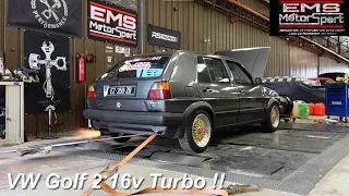 T'as pas besoin de 600cv pour qu'une golf 2 16v Turbo te donne la banane !