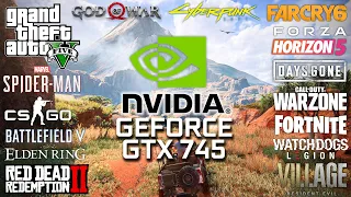 GeForce GTX 745 in 2022 - Test in 25 Games