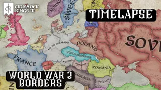 Crusader Kings 3 But With World War Two Borders Time lapse
