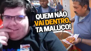 CASIMIRO REAGE A COMIDA DE RUA INDIANA PT. 2 | Cortes do Casimito