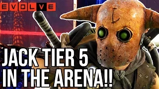 JACK GAMEPLAY IN THE ARENA - TIER 5 HUNTERS!! Evolve Gameplay Walkthrough - Multiplayer (XB1 1080p)