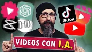 TOP 3 mejores PAGINAS DE IA PARA CREAR VIDEOS + TRUCAZO VIRAL [ Youtube, Shorts, Tik Tok, Reels...]