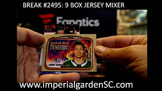 BREAK #2495: 9 BOX MIXER JERSEY DERLUXE V8, SPGU, CLEAR CUT ULTIMATE,ICE, 23-24 S2, STATURE,  SPA