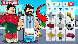 COMO VESTIRSE de FUTBOLISTAS en BROOKHAVEN! ⚽🏡 (CÓDIGOS BROOKHAVEN) - Roblox YoSoyLoki